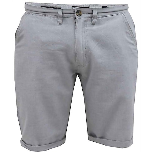 D555 Newgate Oxford Chino Shorts Grey